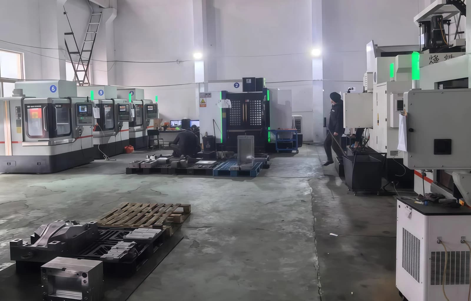 Tooling workshop production floor