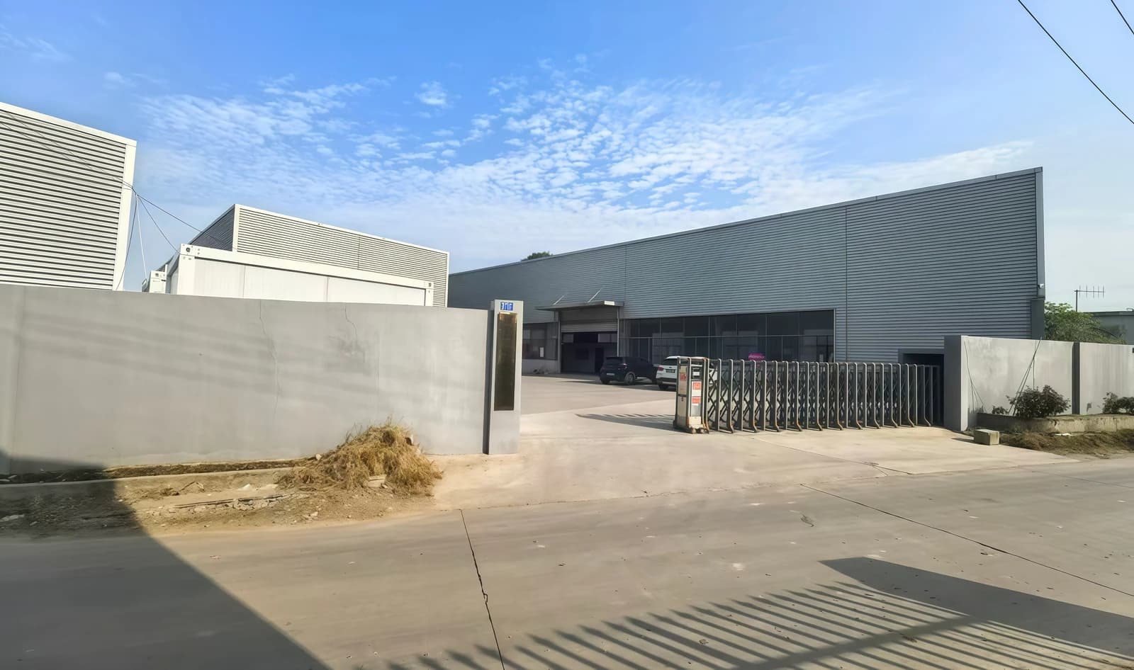 Factory entrance